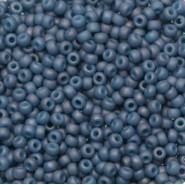 Miyuki seed beads 11/0 - Opaque matte luster light denim 11-2038